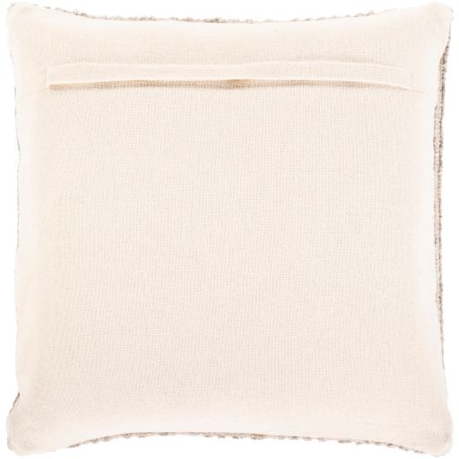 Surya Nobility Medium Gray 22"x22" Toss Pillow with Down Insert-1