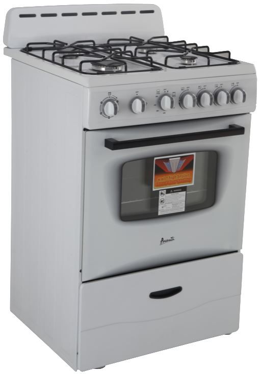 Avanti® 24" White Freestanding Gas Range-1