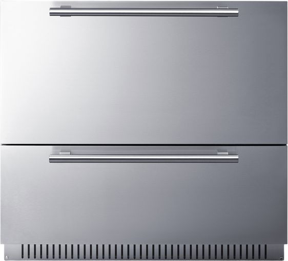 Summit® 7.2 Cu. Ft. Stainless Steel Outdoor Refrigerator Drawer-0