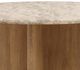 Dovetail Furniture Layna Beige Dining Table with Natural Base-2