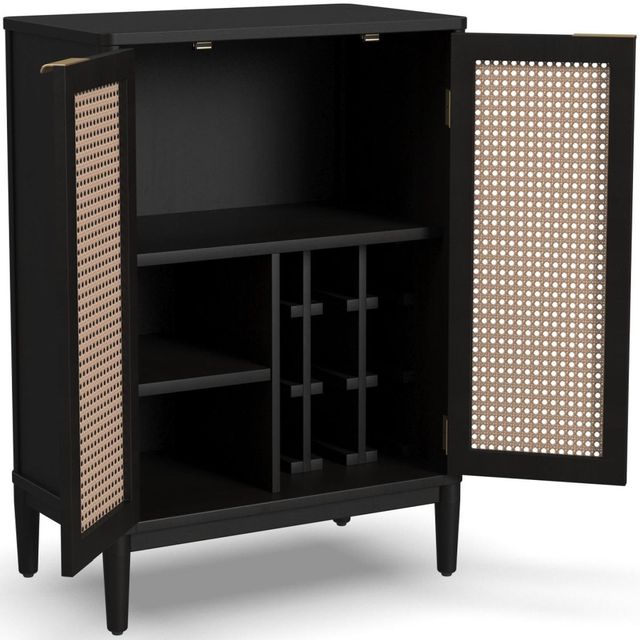 homestyles® Brentwood Black Bar Cabinet-1