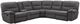 Emerald Home Alberta 6-Piece Charcoal Gray Manual Reclining Sectional Set-0