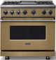 Viking® 7 Series 36" Golden Hour Pro Style Dual Fuel Range with Griddle-0