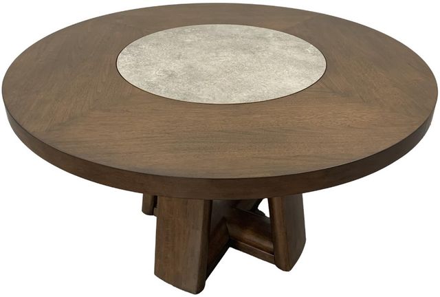 Riverside Furniture Delia Walnut Round Dining Table-4
