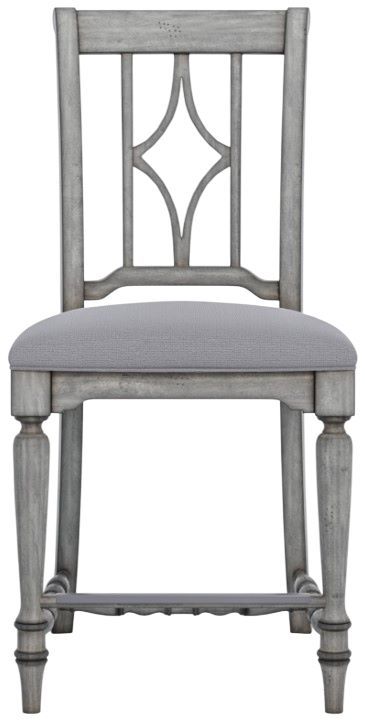 Flexsteel® Plymouth 2-Piece Weathered Graywash Counter Dining Chair Set-3