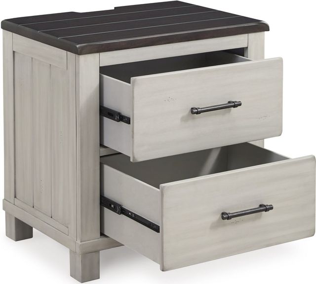 Signature Design by Ashley® Darborn Gray/Brown Nightstand-2