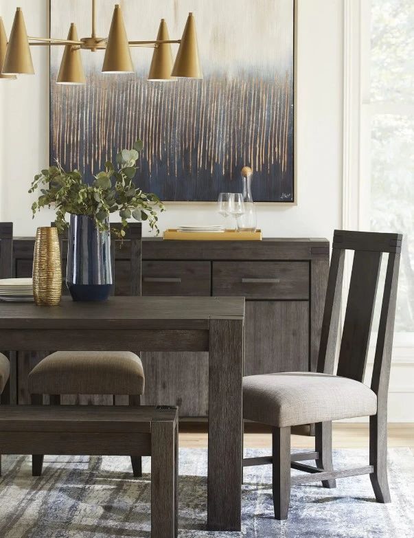 Modus Furniture Meadow Graphite Bench-1
