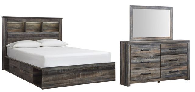 Signature Design by Ashley® Drystan 3-Piece Multi Queen Bookcase Storage Bed Set-0