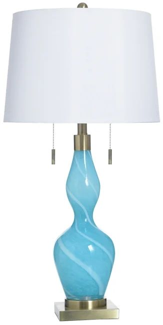 Stylecraft Shulen Blue/Gold Table Lamp-0