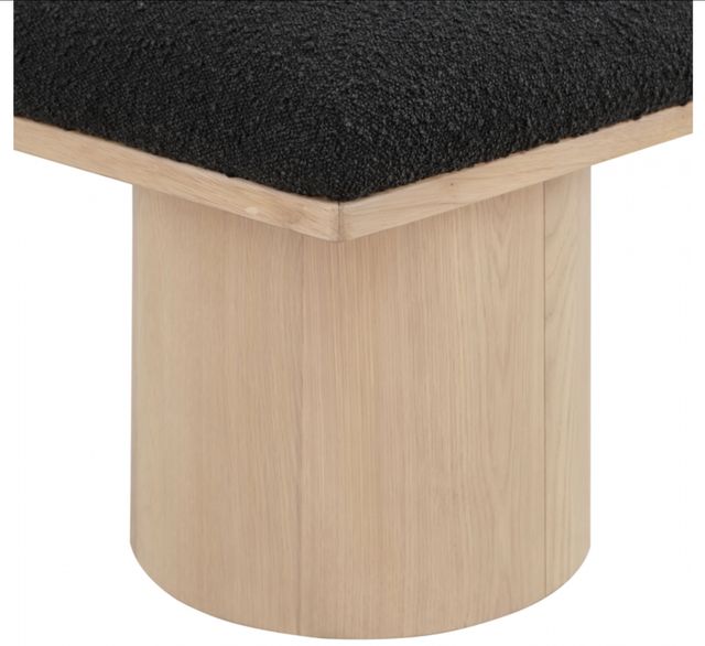 Meridian Furniture Pavilion 2-Piece Black/Natural 36" Modular Bench-2