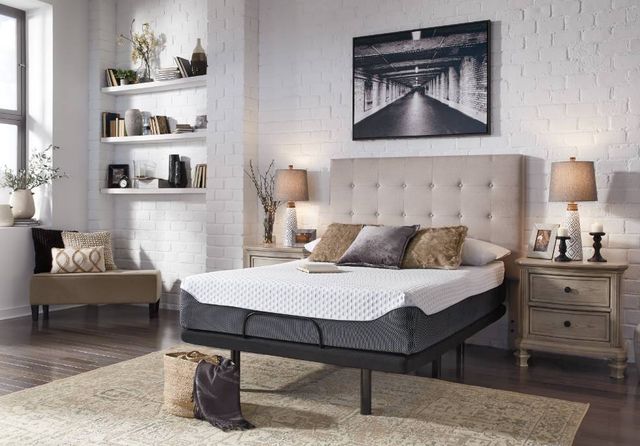Sierra Sleep® by Ashley® Chime Elite 2-Piece 12" Memory Foam and Adjustable Base Queen Mattress Set-3
