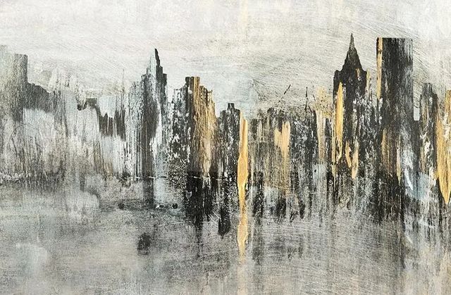 Classy Art Bright City Lights by Susan Jill Wall Art-1