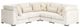 Benchcraft® Donelson Creek 5-Piece Vanilla Modular Sectional-0
