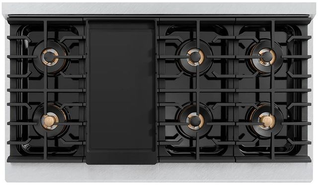 ZLINE Paramount 48" Satin Stainless Steel Pro Style Gas Range with with 8 Burner DuoPro™ Cooktop-3