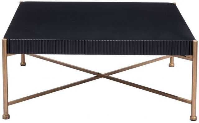 Zuo® Modern Nazaire Black/Gold Coffee Table-2