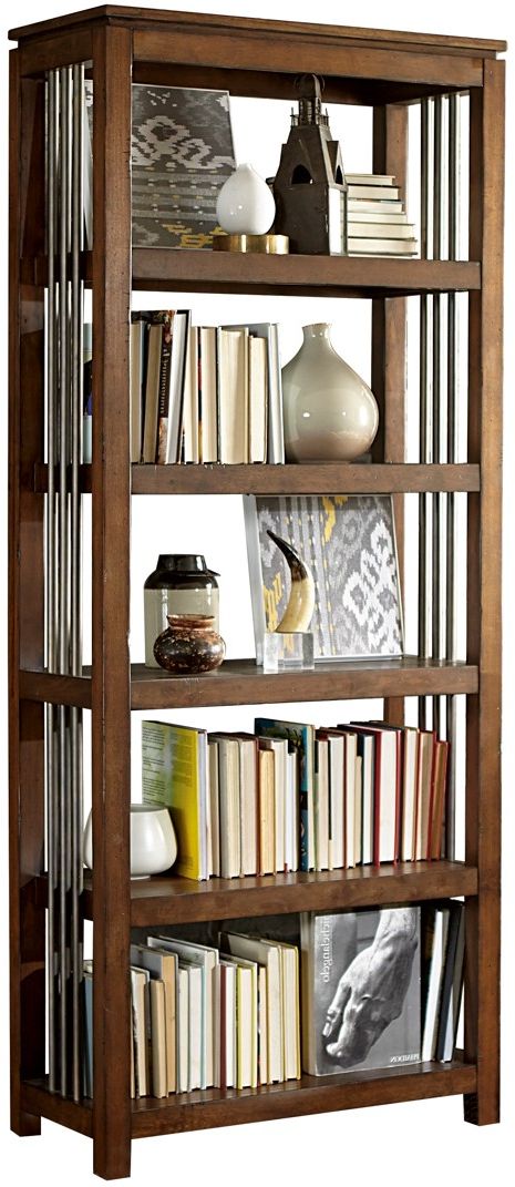 Hammary® Hidden Treasures Brown Bookcase-0