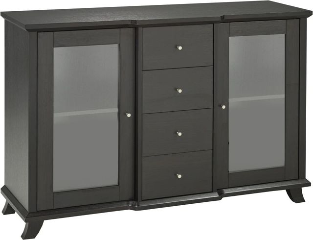 Brassex Inc. Dark Cherry Buffet/Server -0