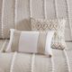 Olliix by Harbor House 3 Piece Taupe King Anslee Cotton Yarn Dyed Duvet Cover Set-5