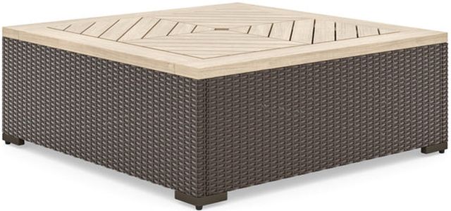 homestyles® Palm Springs 4-Piece Brown Outdoor Loveseat Set-3