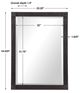 Uttermost® Gower Aged Black Mirror-3