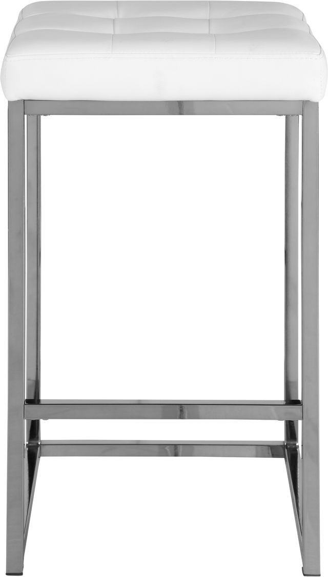 Meridian Furniture Nicola White Faux Leather Counter Stool-1