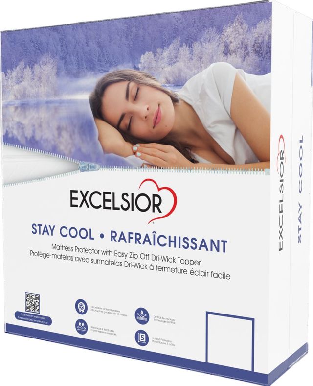 Excelsior® Stay Cool Queen Mattress Protector-1