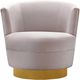 TOV Furniture Noah Blush Swivel Chair-0