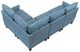 Homelegance® Garren 4-Piece Blue L-Shape Sectional with Storage-4