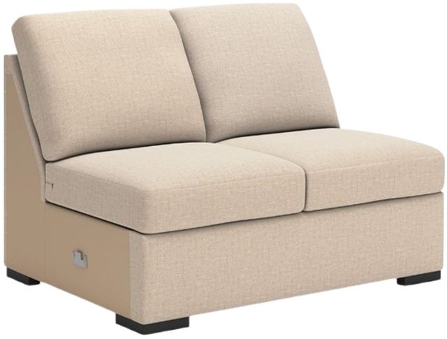 Benchcraft® LadyMae 5-Piece Twill Right-Arm Facing Sectional and Chaise-1