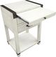 Magnussen Home® Chesters Mill Alabaster/Aged Iron Open Nightstand-4