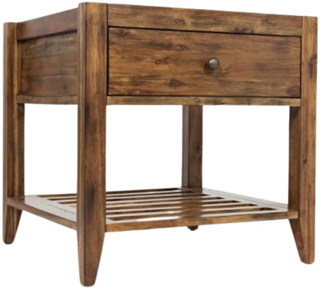 Jofran Inc. Beacon Street Brown End Table-0