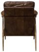 Classic Home Christopher Brown/Truffle Brown Leather Club Chair-4
