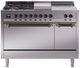 Ilve® Nostalgie II Series 48" Stainless Steel Pro Style Dual Fuel Range-0