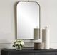Uttermost® Cassidy Brass Arch Mirror-1