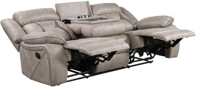 Steve Silver Co. Tyson Gray Manual Reclining Sofa-1