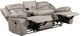Steve Silver Co. Tyson Gray Manual Reclining Sofa-1