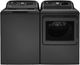 GE® Diamond Gray Agitator Top Load Washer and Gas Dryer Laundry Pairing-0