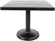 CabanaCoast® Customizable Monaco Aluminum 36" Outdoor Square Pedestal Dining Table-1
