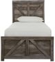 Signature Design by Ashley® Wynnlow Gray Youth Twin Crossbuck Panel Bed-1