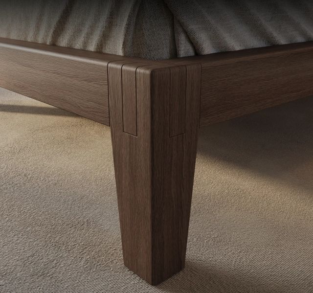 Puffy Capri Espresso Queen Bed Frame-3
