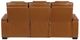 Homelegance® Apex Brown Double Power Reclining Sofa with Center Drop-Down Cup Holders-3