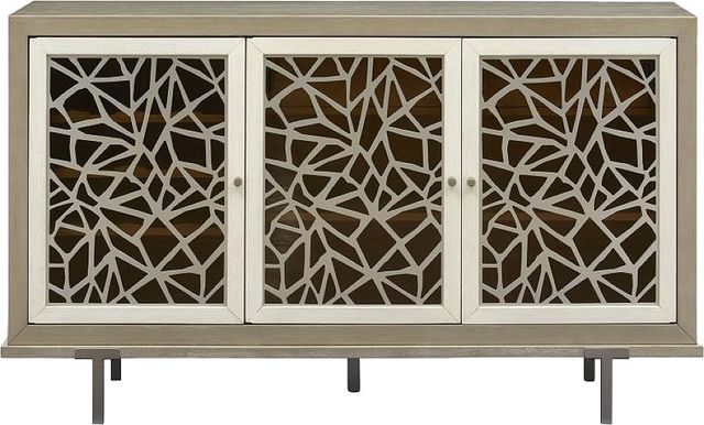 Magnussen Home® Lenox Acadia White/Warm Silver Server-2