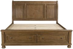 Signature Design by Ashley® Feddinger Medium Brown King Storage Sleigh Bed