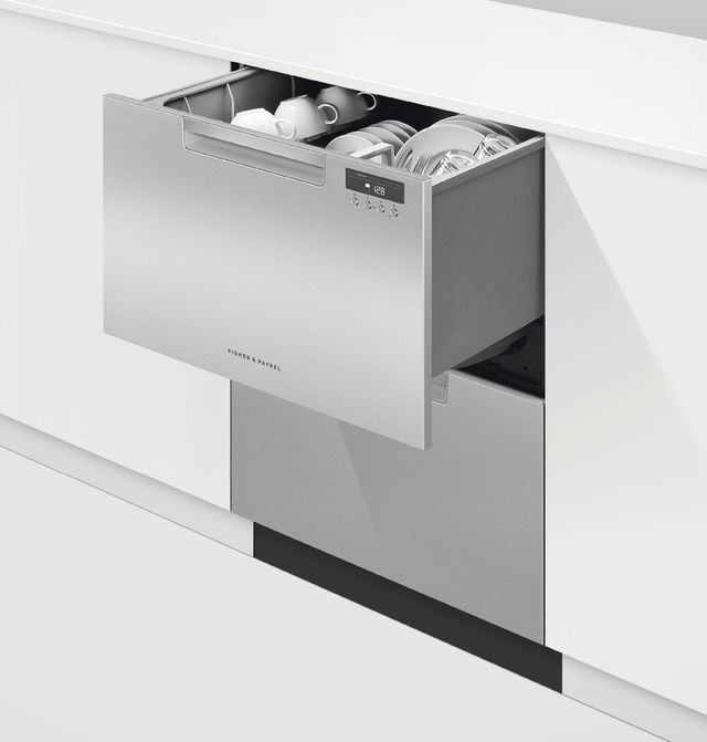 Fisher & Paykel Series 7 24" Stainless Steel Double DishDrawer™ Dishwasher-3