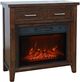 Jofran Inc. Urban Icon Merlot 32" Fireplace Media Console-0
