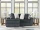 Signature Design by Ashley® Midnight-Madness 2-Piece Gunmetal Left-Arm Facing Sectional and Chaise-1