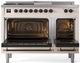 Ilve® Nostalgie II Series 48" Antique White Pro Style Dual Fuel Range-1