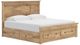 Signature Design by Ashley® Makidern Tan King Panel Storage Bed with 4-Drawer-0