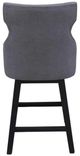 Nest Home Collections Lacey Barbury Stone/Medium Gray Swivel Counter Stool-4