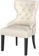Coaster® Baney Beige/Black Fabric Upholstered Dining Side Chair-2